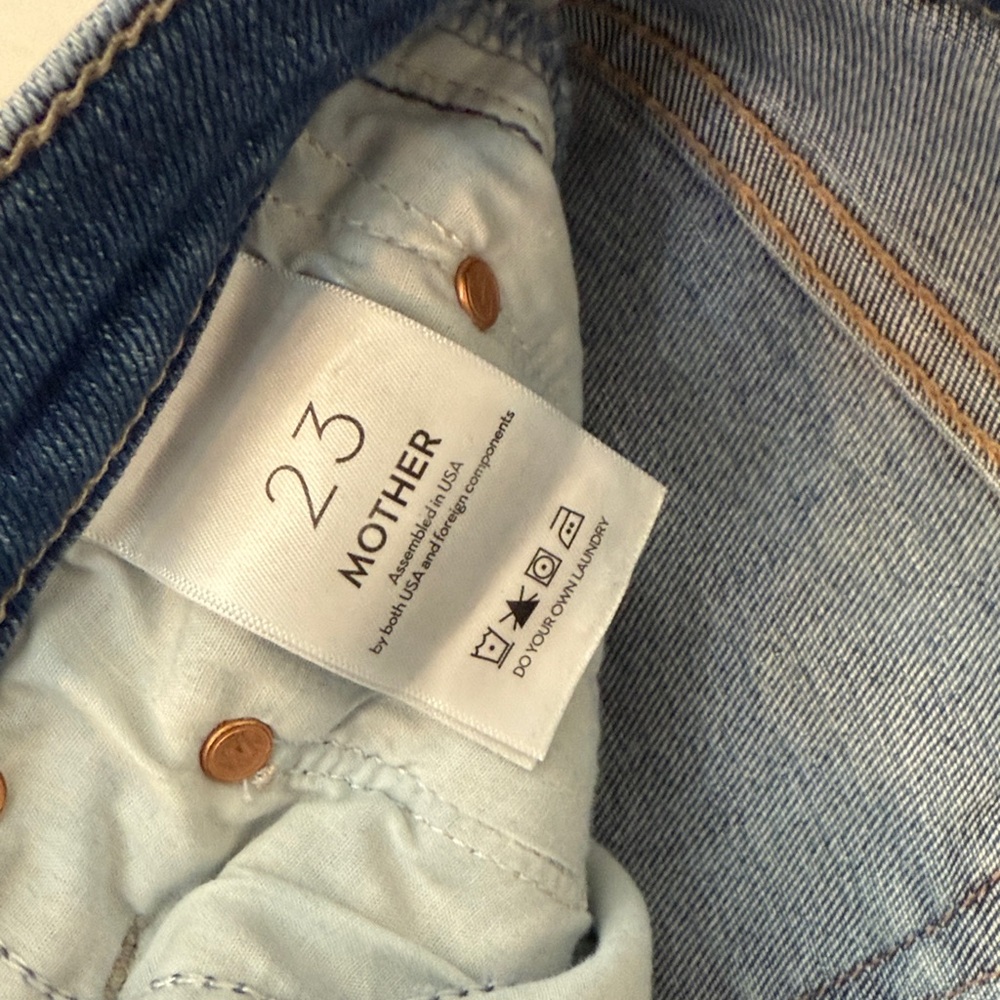 MOTHER jeans The Weekender Fray size 23 - Picture 8 of 11